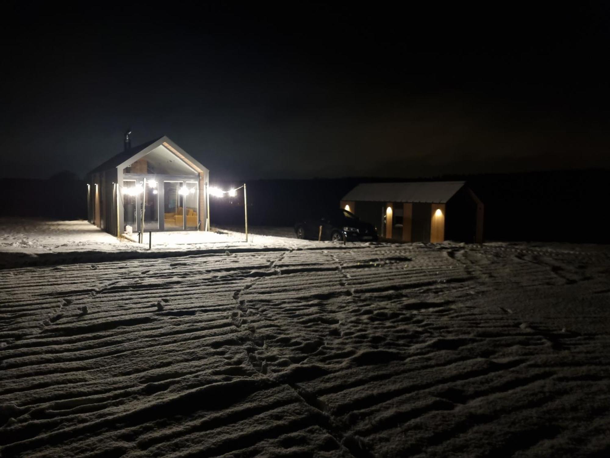 Bosko Domki Z Sauna I Balia W Sulminie Obok Gdanska Exteriör bild