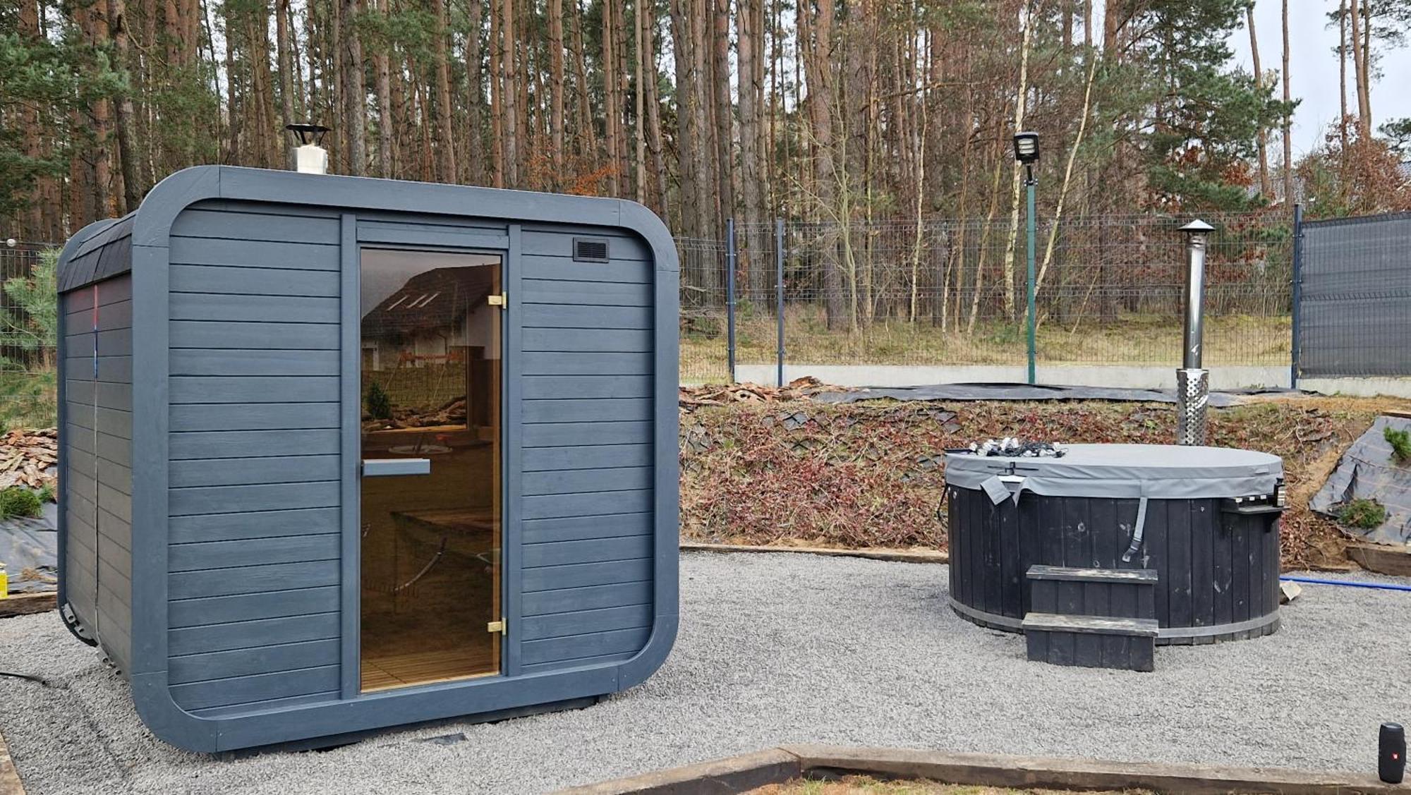 Bosko Domki Z Sauna I Balia W Sulminie Obok Gdanska Exteriör bild